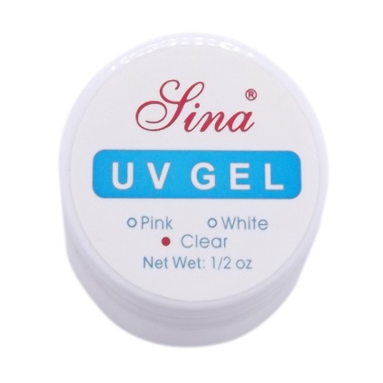 White gel UV pentru lina-geluri cu extensii pentru unghii