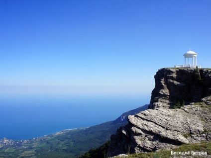 Gazebo de vanturi în Crimeea - frumusețe subtilă