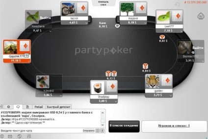 Nici un bonus de depunere de 10 $ la petrecerea de poker de la bankrollmob