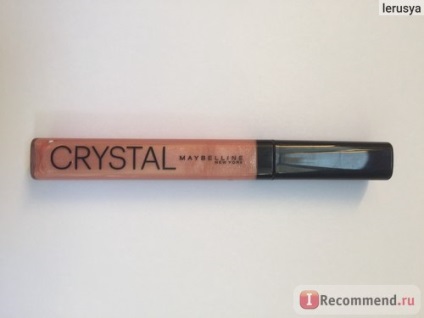 Lip Gloss Maybelline kristály - «óriási innováció Maybelline! Hihetetlen ragyog, és az ő