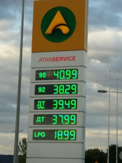 Prețurile pentru benzină în Crimeea, cât de mult este benzina în Crimeea în 2017