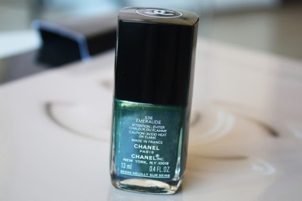 Chanel le vernis 536 emeraude, emerald de vară