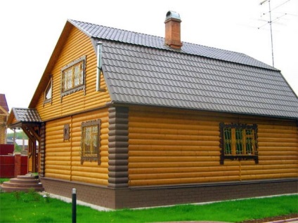 Decât să acoperiți o casă de lemn din exterior - căptușeala unei case din lemn cu cărămidă