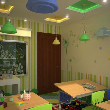 Design interior - centrul de dezvoltare pentru copii din Moscova