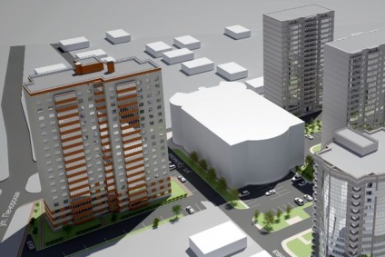 Un alt punct din Syktyvkar în loc de parcare pe mai multe niveluri promisă de dezvoltator este construirea unei clădiri înalte,