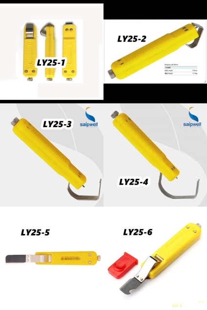 Instrument de decupare pentru cablu, cuțit ly25-6