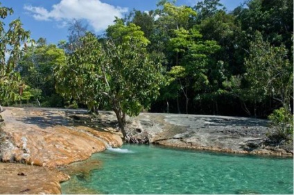 Emerald și albastru lac în Krabi fotografie cum să obțineți