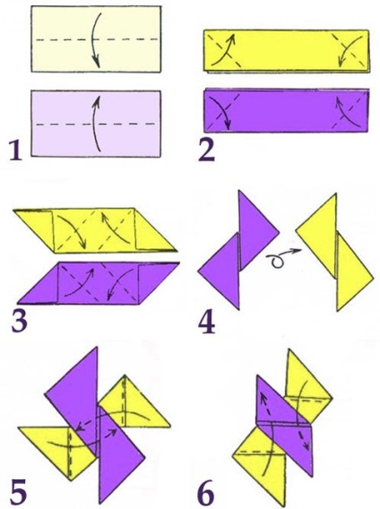 Cum sa faci origami din module de hartie - origami din hartie - scheme, asamblare, origami modular