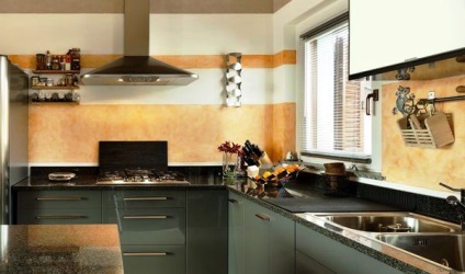 Care tapet este potrivit pentru principiile bucătăriei de selecție pentru mobilier ușor, întunecat și luminos
