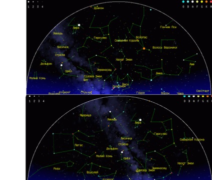Care constelații ale emisferei nordice pot fi văzute vara, cum să găsiți cerul