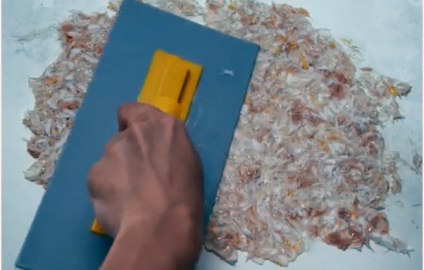 Cum de a aplica un tapet lichid (ipsos de mătase) pe pereți cu propriile mâini, domikfaq