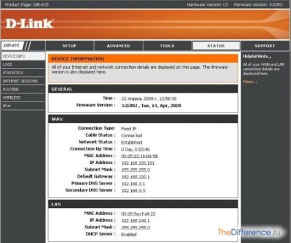 Cum se configurează un router d-link dir-615