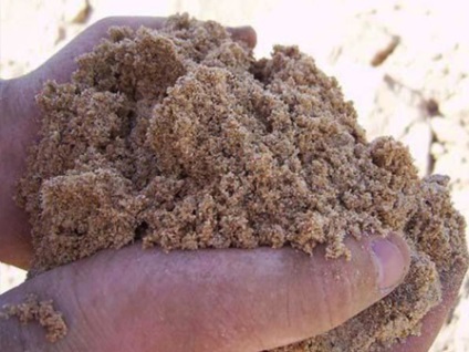 Ce fel de nisip este necesar pentru fundație