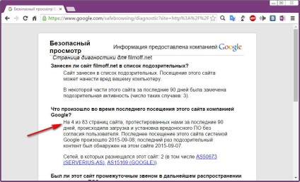 Cum să ajungi pe site, blocat în interiorul browserului Google Chrome, ferestre albe