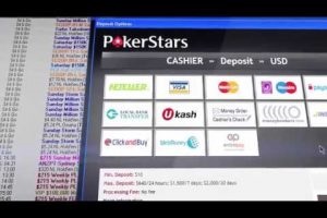 Hogyan fizethet a PokerStars minimális befizetés a PokerStarson