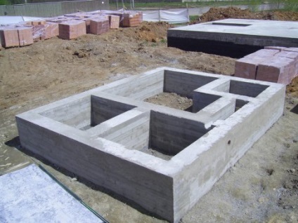 Cum se calculează cantitatea (volumul) betonului pe o fundație