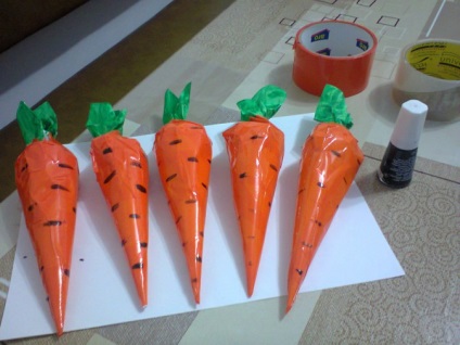 Cum sa faci morcovi cu mainile tale din carton