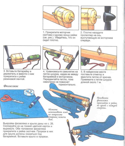 Cum să faceți un elicopter de la motor cu propriile mâini acasă