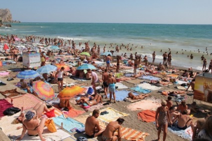 Ukránok pihenni a Krím „Turisztikai szeparatizmus” kiirthatatlan