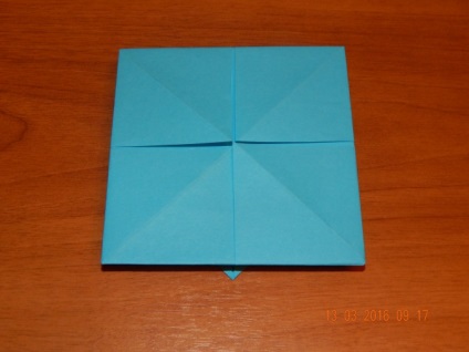 Kosár húsvéti tojások a origami technikával