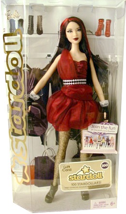 Mattel indít vonal Stardoll baba, Barbie bolygó