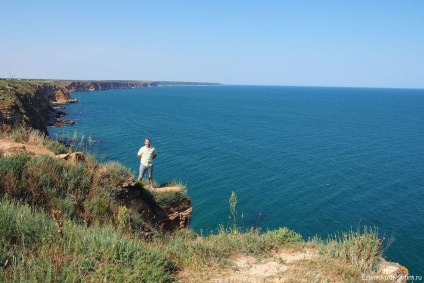 Cape Kaliakra - tér, amely a gyenge térd!