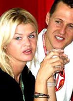 Michael și Corinne Schumacher (1 august 1995)