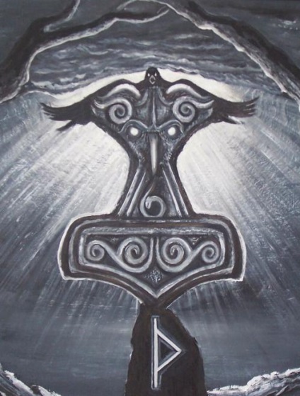 Ciocanul zeului torului - origine, sensul amuletelor și un tatuaj cu imaginea armei