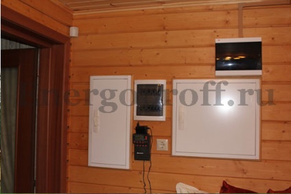 Instalarea cablului electric într-o cabană, casă de țară