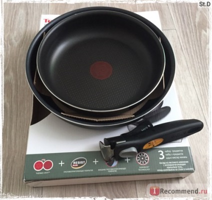 Un set de tigăi de gătit tefal ingenio - 