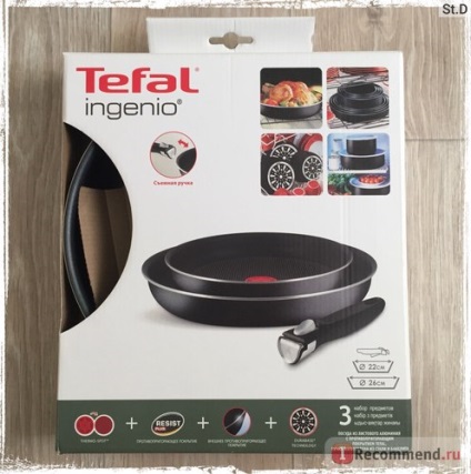 Un set de tigăi de gătit tefal ingenio - 