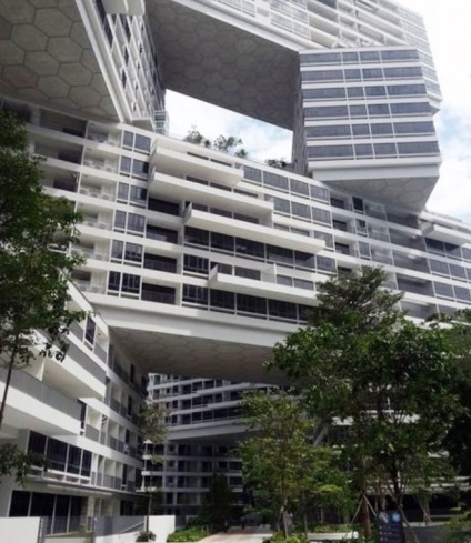 Design neobișnuit în Singapore - o clădire cu cuburi