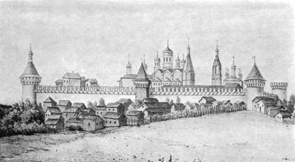 Novospassky Manastirea - o bolta de înmormântare de familie a romanelor - Moscova despre romane