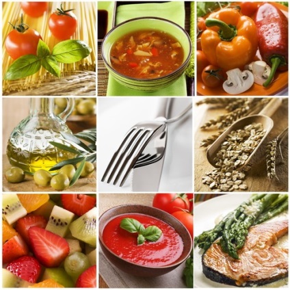 Mâncăruri și mese pe Montignac, alimente pentru Montignac, indice glicemic de produse
