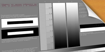 Ecrane pentru verificarea calibrării monitorului, calibrarea monitorului, a imprimantei și a scanerului