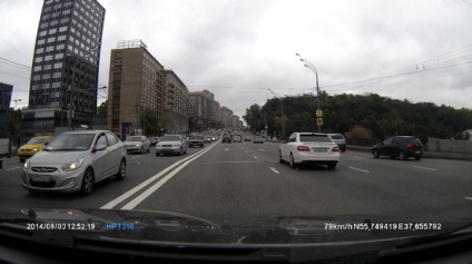 Revizuirea și testarea mașinii video DVR hp auto f310