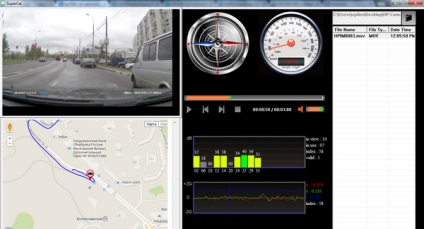 Revizuirea și testarea mașinii video DVR hp auto f310