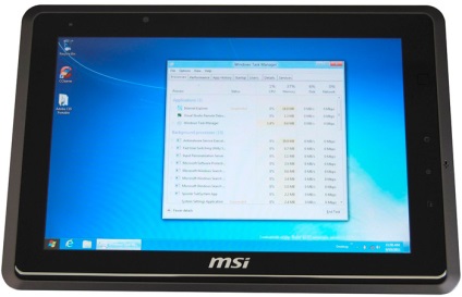 Áttekintés a tabletta MSI WindPad 110W c windows