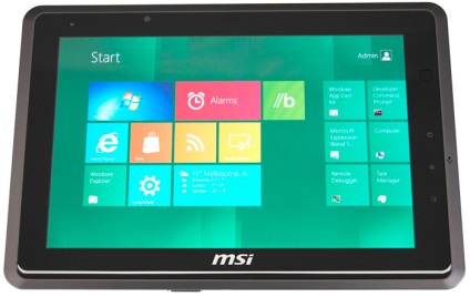Áttekintés a tabletta MSI WindPad 110W c windows
