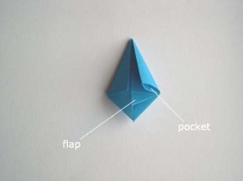 origami gyémánt