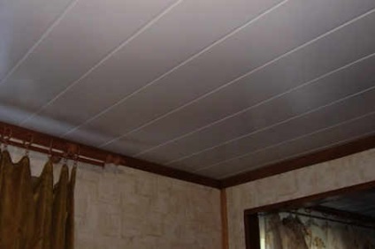 Finisarea plafonului cu panouri din plastic