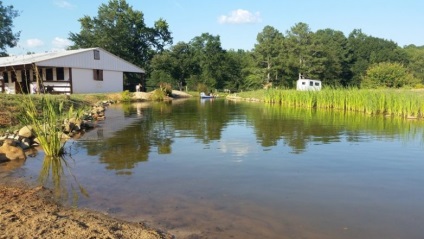 Lacul cu mâinile proprii