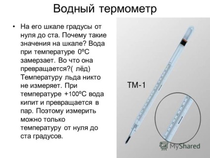 Prezentare pe tema prezentării temei - termometru