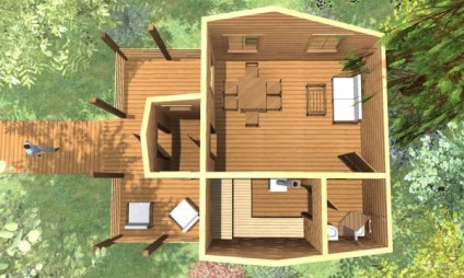 Designul saunei cu caracteristici de bucătărie de vară și opțiuni de amenajare sub un singur acoperiș
