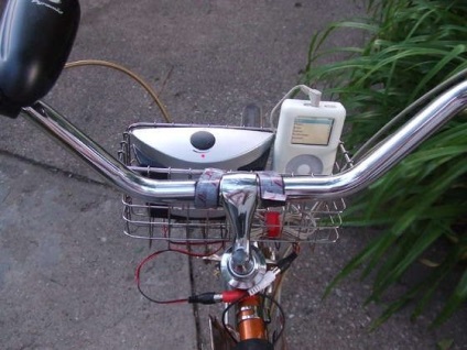 Bicicleta - instalarea muzicii