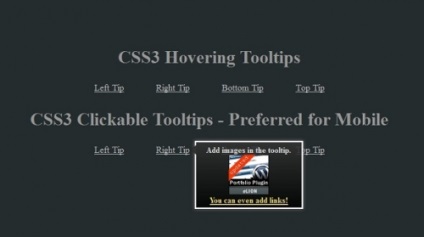 Fejleszteni tippeket css3 használata nélkül script