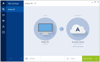 Faceți backup pentru toate datele de pe computer