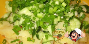 Saláta recept lépésről lépésre fotók