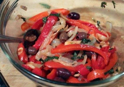 Salata cu piper bulgar - o varietate și beneficii!
