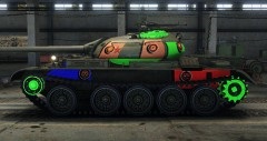 Skins törés zónák World of Tanks